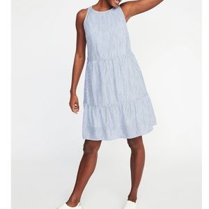 Seersucker dress - large